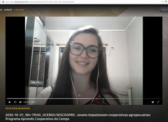 Taine Radin - Aluna Jovem Aprendiz do Campo