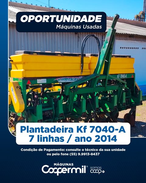 Plantadeira KF 7040-A 7 Linhas - Ano 2014