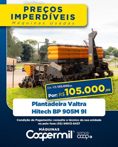 Plantadeira Valtra Hitech BP 905M 9l