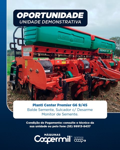 Plantadeira Premier G6 9/45 - Planti Center