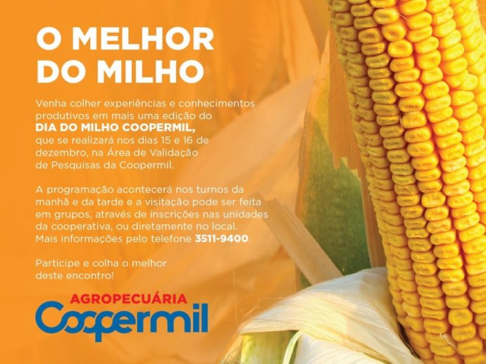 Coopermil promove Dia do Millho