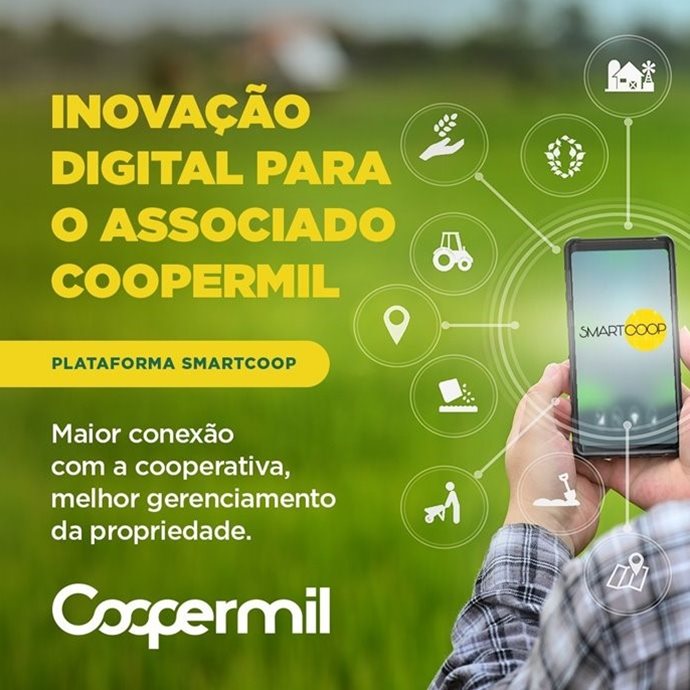 COOPERMIL AVANÇA NA IMPLANTAÇÃO DA PLATAFORMA SMARTCOOP DE INOVAÇÃO DIGITAL PARA O ASSOCIADO COOPERMIL