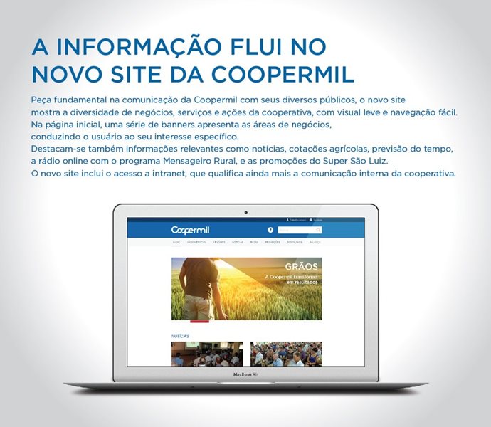 Coopermil lança novo site institucional