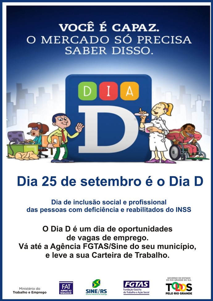 Equipe de Recursos Humanos participará do “Dia D” do MTE