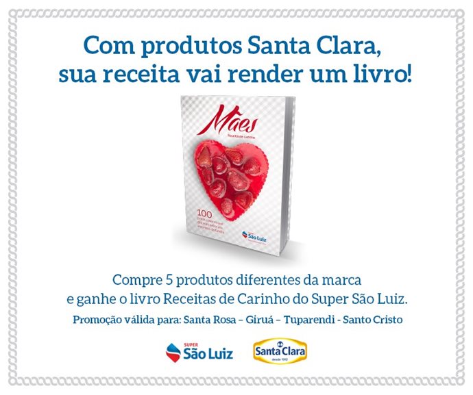 Parceria São Luiz e Santa Clara dá Livros de Receita aos clientes