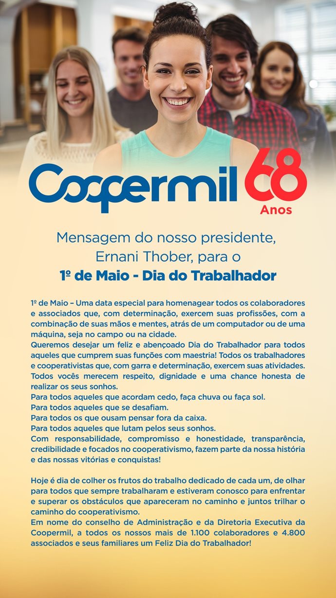 Mensagem do Presidente aos trabalhadores
