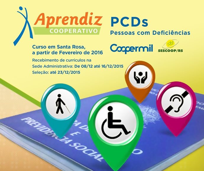 Coopermil seleciona Jovens Aprendizes portadores de deficiência