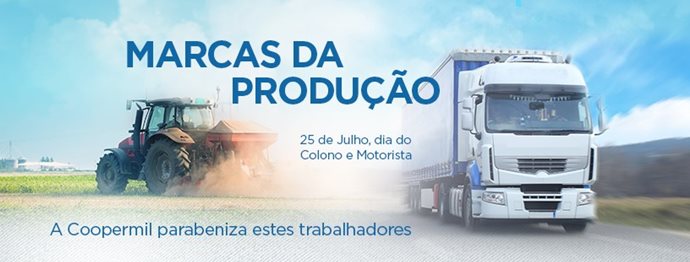 Homenagem da Coopermil ao Colono e Motorista pela passsagem do seu dia