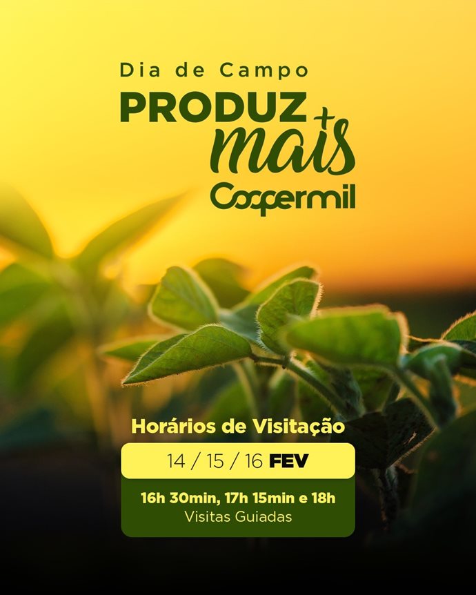 Coopermil divulga cronograma de visitação do Dia de Campo Produz Mais