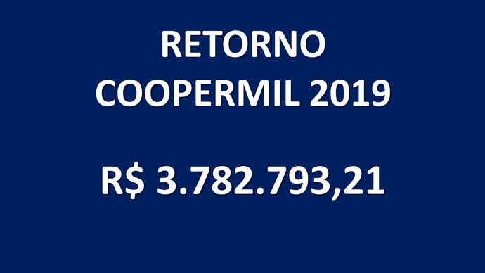 Coopermil inicia o pagamento do retorno de três milhões e setecentos mil reais aos associados